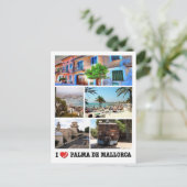 Spanje - Balearen - Majorca - I Love - Briefkaart (Staand voorkant)
