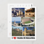 Spanje - Balearen - Majorca - I Love - Briefkaart (Voorkant / Achterkant)