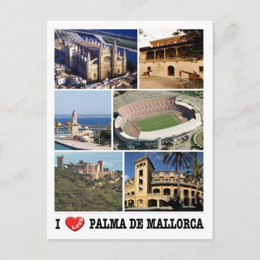 Spanje - Balearen - Majorca - I Love - Briefkaart (Voorkant)