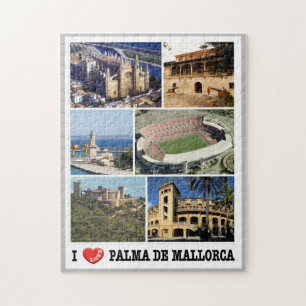 Spanje - Balearen - Majorca - I Love - Legpuzzel