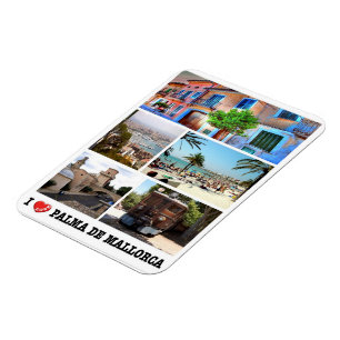 Spanje - Balearen - Majorca - I Love - Magn Magneet