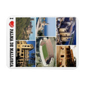 Spanje - Balearen - Majorca - I Love - Magn Magneet (Horizontaal)