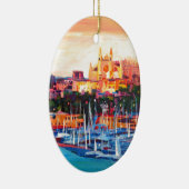 Spanje Balearen Palma de Mallorca Keramisch Ornament (Rechts)