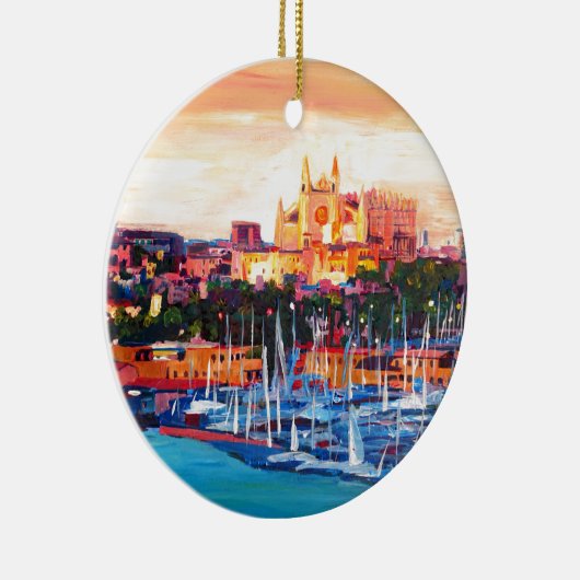 Spanje Balearen Palma de Mallorca Keramisch Ornament (Rechts)