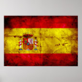 Spanje; bandera de España Poster (Voorkant)