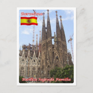 Spanje - Barcelona - Basilica Sagrada Familia - Briefkaart