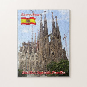 Spanje - Barcelona - Basilica Sagrada Familia - Legpuzzel