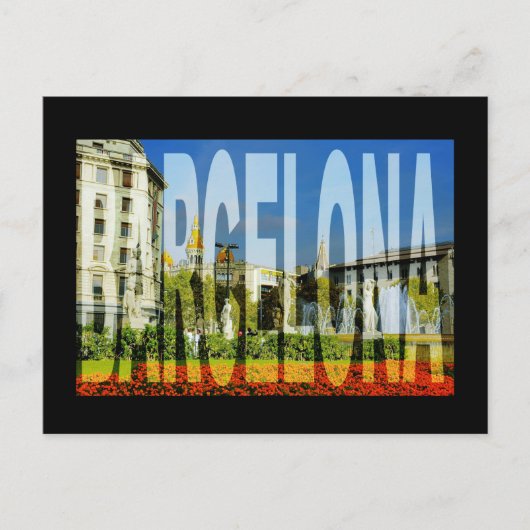 spanje BARCELONA Briefkaart (Voorkant)