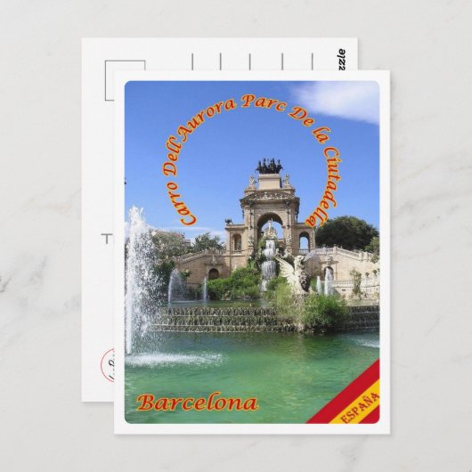 Spanje - Barcelona - Briefkaart (Voorkant / Achterkant)