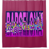 spanje barcelona douchegordijn (Voorkant)