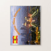 Spanje - Barcelona - Montjuic Placa Spanje - Legpuzzel (Verticaal)