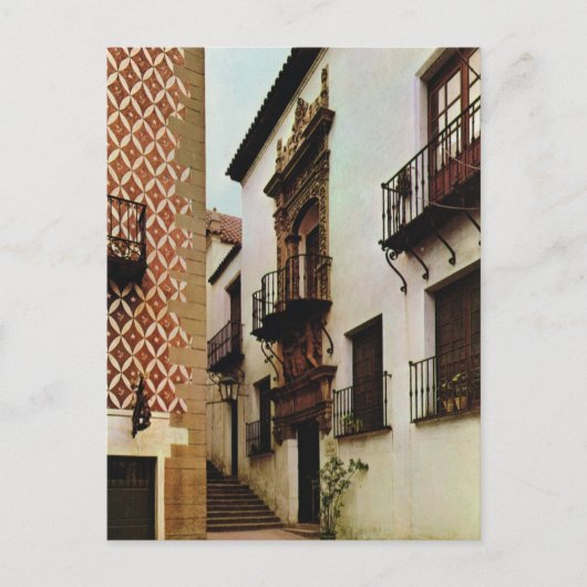 Spanje, Barcelona, Pueblo Espanol Briefkaart (Voorkant)