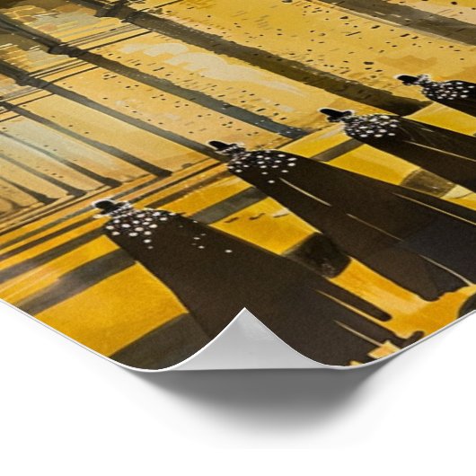 Spanje  bekende reisplaats poster (Hoek)