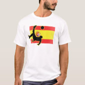 Spanje Bicycle Kick T-shirt (Voorkant)
