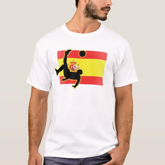 Spanje Bicycle Kick T-shirt (Voorkant)
