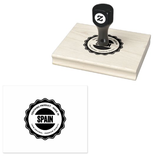 SPANJE Brief Gedrukt Verpakkingsdocument Labeling Rubberstempel (Gestempeld)