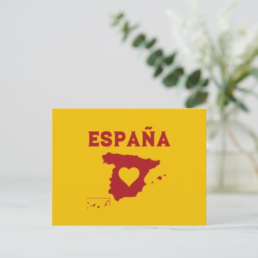 Spanje Briefkaart (Staand voorkant)