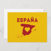 Spanje Briefkaart (Voorkant / Achterkant)