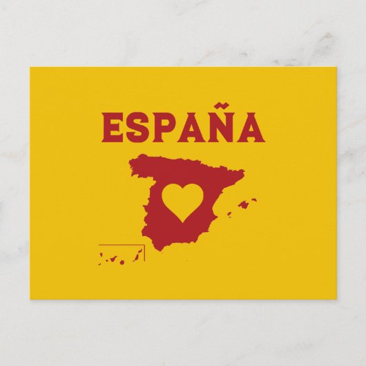 Spanje Briefkaart (Voorkant)