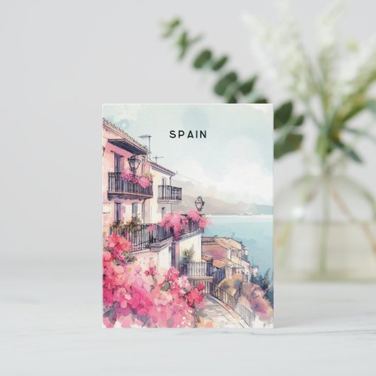 spanje briefkaart (Staand voorkant)