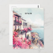 spanje briefkaart (Voorkant / Achterkant)