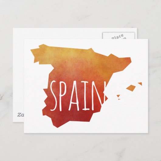 Spanje Briefkaart (Voorkant / Achterkant)