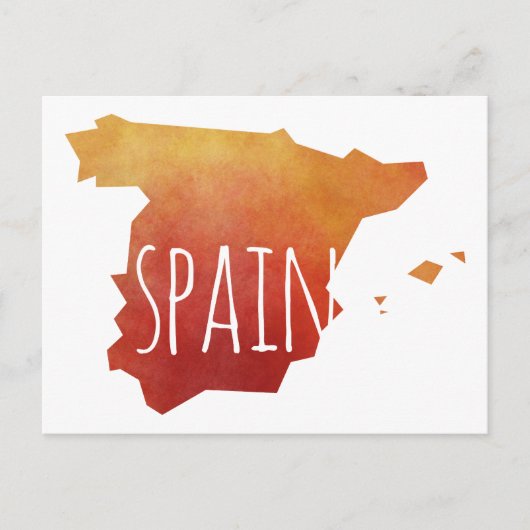 Spanje Briefkaart (Voorkant)