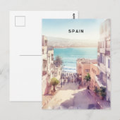 spanje briefkaart (Voorkant / Achterkant)