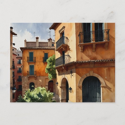 spanje briefkaart (Voorkant)