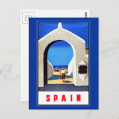 Spanje Briefkaart (Voorkant / Achterkant)