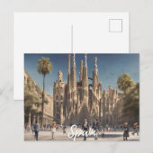 Spanje Briefkaart (Voorkant / Achterkant)