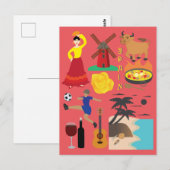 Spanje Briefkaart (Voorkant / Achterkant)