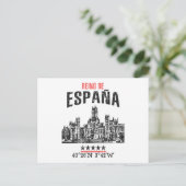 Spanje Briefkaart (Staand voorkant)