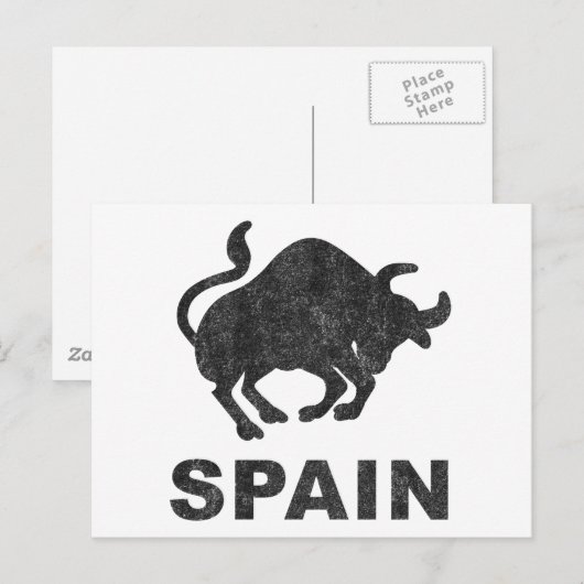 Spanje Briefkaart (Voorkant / Achterkant)