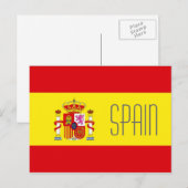 Spanje briefkaart (Voorkant / Achterkant)