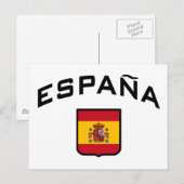 Spanje Briefkaart (Voorkant / Achterkant)