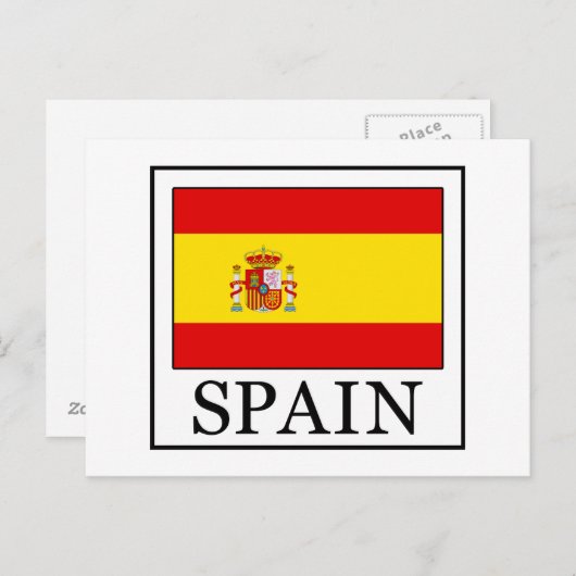 Spanje Briefkaart (Voorkant / Achterkant)