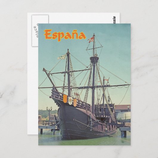 Spanje Briefkaart (Voorkant / Achterkant)