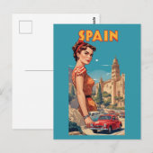 Spanje Briefkaart (Voorkant / Achterkant)