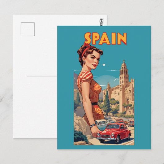  Spanje Briefkaart (Voorkant / Achterkant)