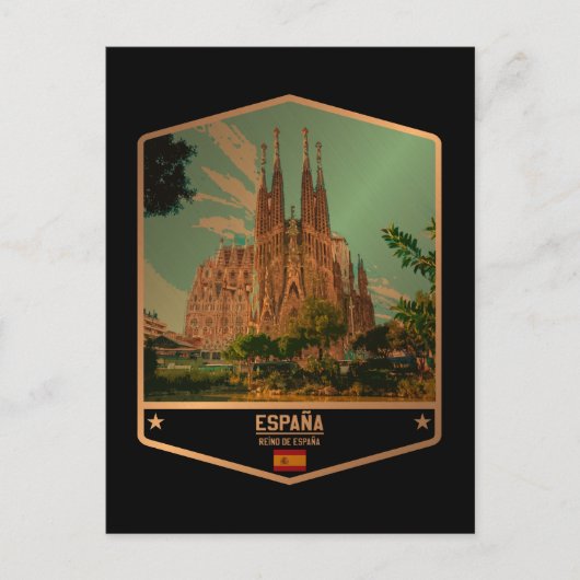 Spanje Briefkaart (Voorkant)