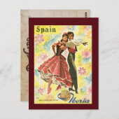 Spanje Briefkaart reizen (Voorkant / Achterkant)