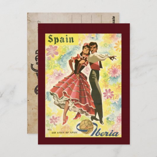 Spanje Briefkaart reizen (Voorkant / Achterkant)