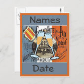 Spanje Briefkaart reizen, tekst bewerken (Voorkant / Achterkant)