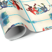 Spanje Bull Vintage Travel Love Waterverf Cadeaupapier (Rol Hoek)