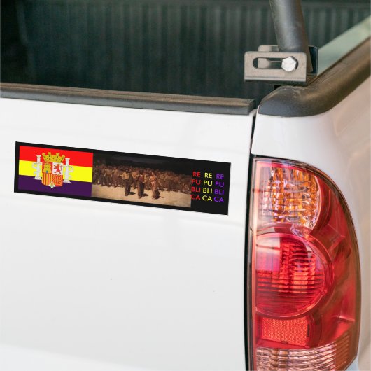 Spanje Bumpersticker (Op Truck)
