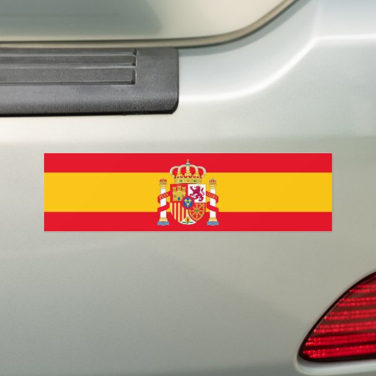 Spanje Bumpersticker (Op auto)
