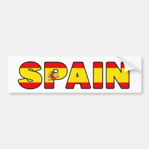Spanje bumpersticker