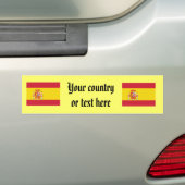 Spanje Bumpersticker (Op auto)