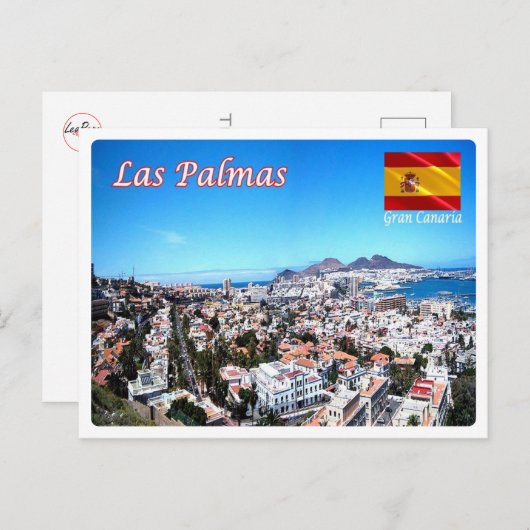 Spanje - Canarische eilanden - Gran Canaria - Briefkaart (Voorkant / Achterkant)